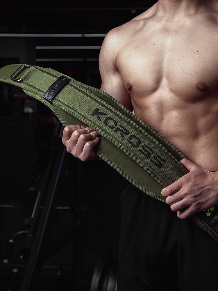 Kcross fitness waistband men's professional sports equipment training bundle waist squatting hard tensile force to lift negative protective gear