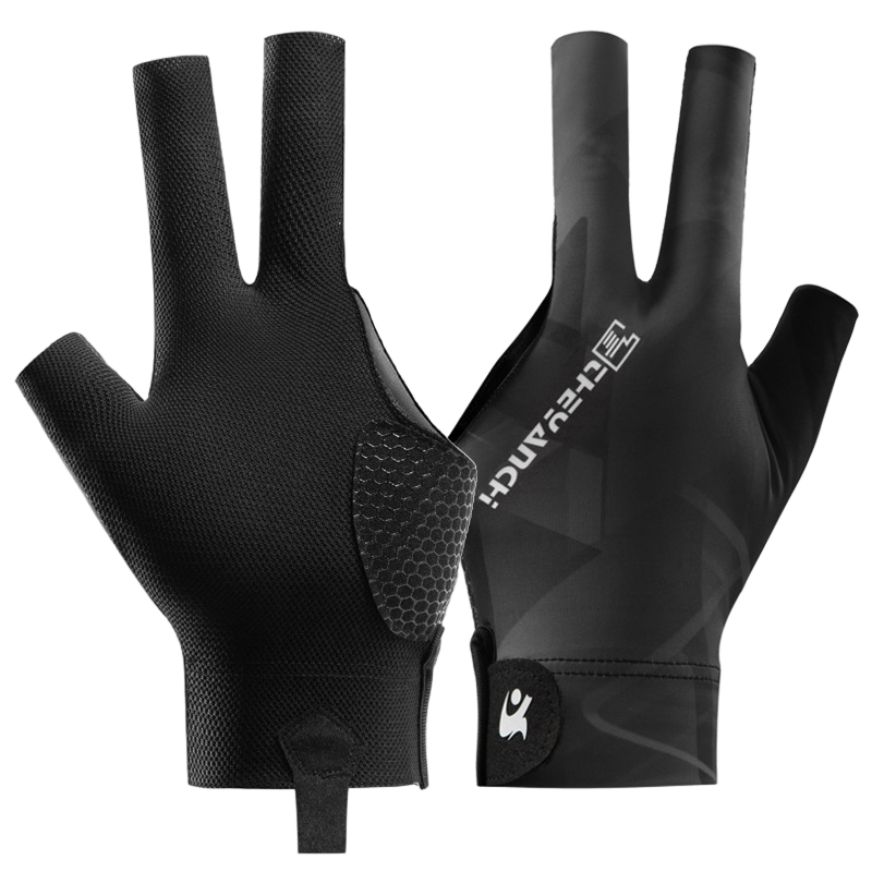 Professional billiard gloves Lightly breathable three -finger gloves High -end anti -slip tabletide special glove men and women