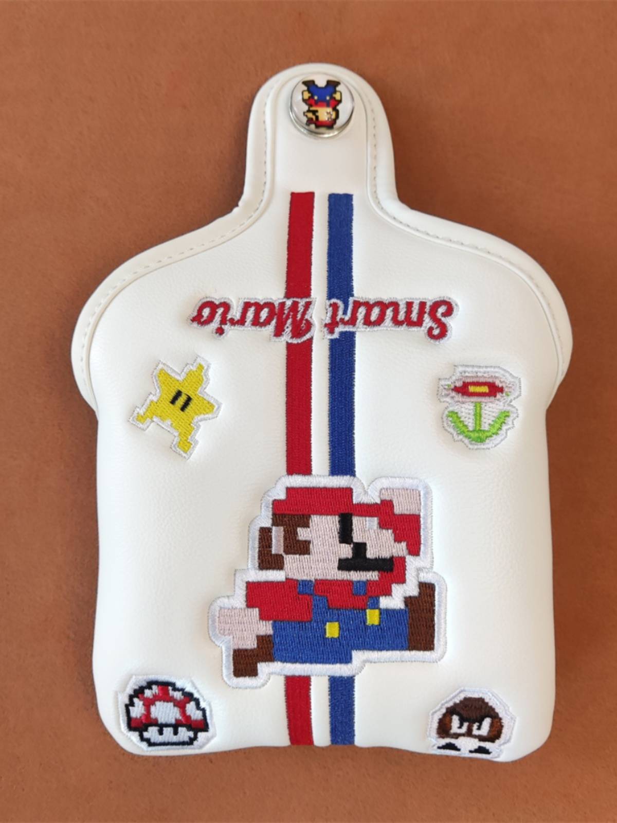 Q Mario Golf Pushing Rod Cup Magnetic Suffering Classic Game One Word Founded Exquisite Embroide