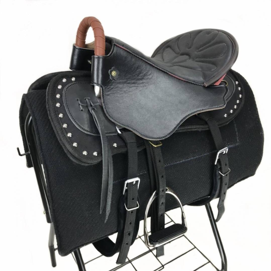 Black saddle + full-wire fittings