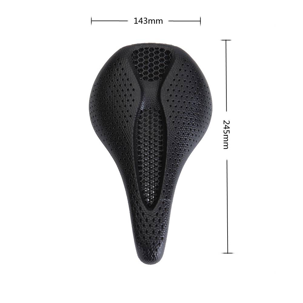 2024 new Balugoe bicycle 3D technology prints carbon fiber highway mountain honeycomb car seat saddle