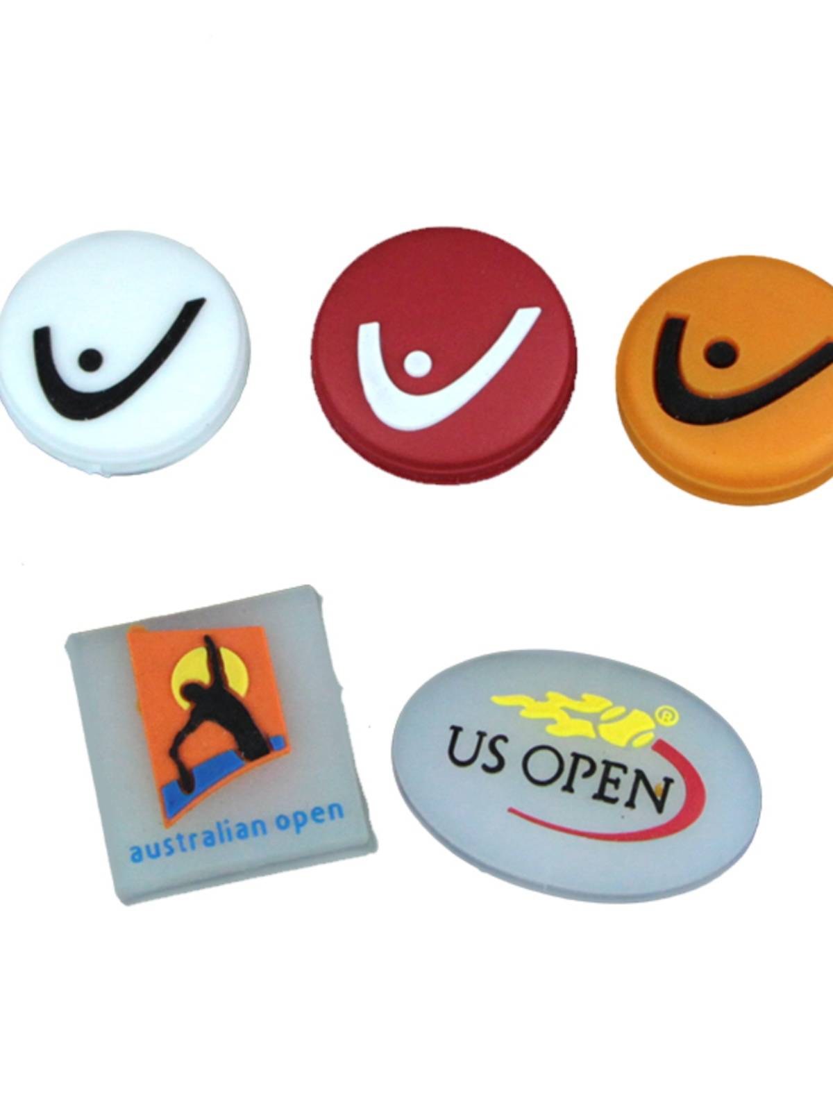 Genuine tennis racket absorbers are not easy to drop high -quality silicone shock -absorbing granules round fish head shock absorption