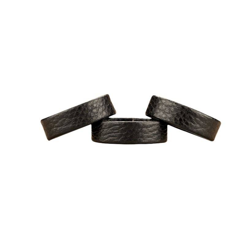 Belt tail fixed ring fashion belt ring ring ring ring men's pants band -loop business belt accessories black