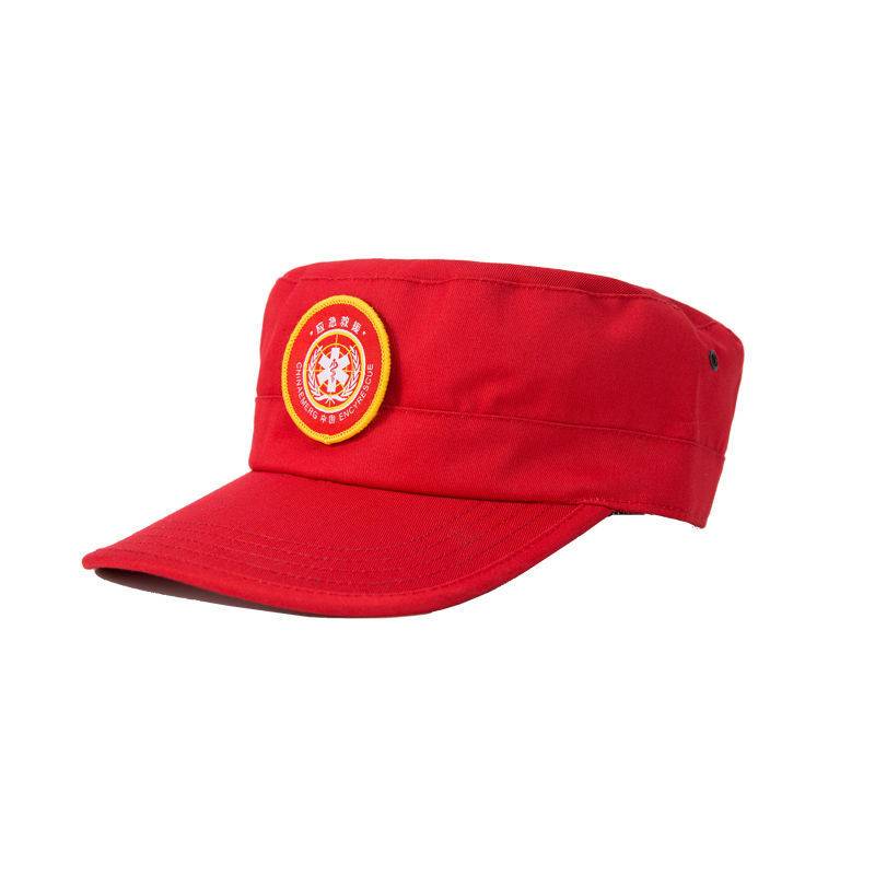 Emergency rescue hat training hat Spring and autumn men's new rescue service training cap Female universal black peaked tongue