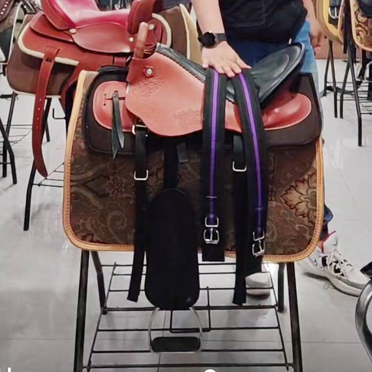 The saddles are full of horse-skin and horse-skin-skin tourists