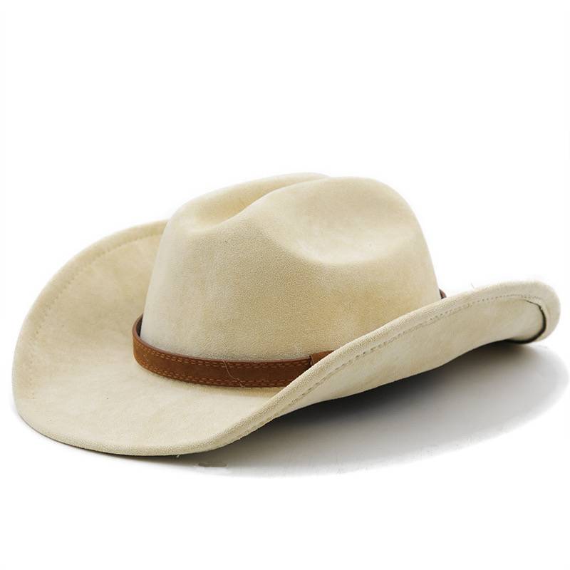 [Sad man same paragraph] Mountaineering Tourism Western Cowboy Cowboy Border Hat Men's Sun Red Cavaliers