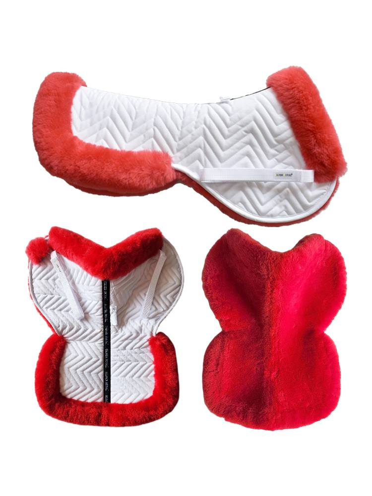British -style shock -absorbing balance pad multi -color cushion saddle cushion balance pad wool cushion horse saddle cushion comprehensive saddle balancing