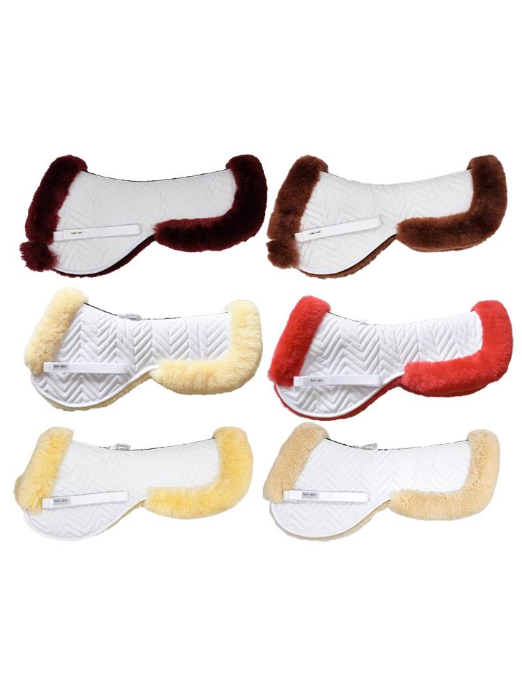 British -style shock -absorbing balance pad multi -color cushion saddle cushion balance pad wool cushion horse saddle cushion comprehensive saddle balancing
