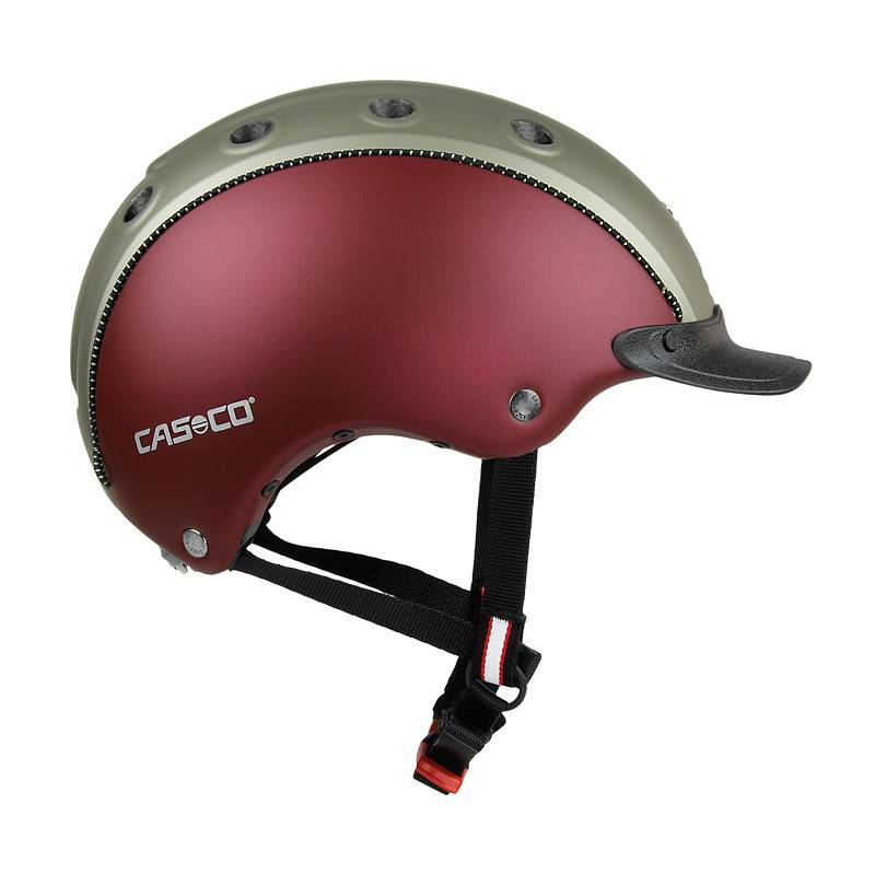 German Casco Equestrian helmet Bordeaux Red Children's Horse Riding Helmet Comfortable and Permanent Safety Knight Equipment