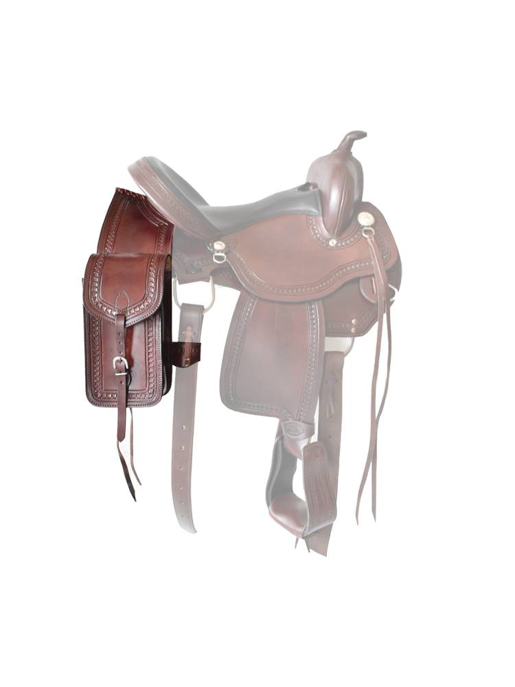 Century Jiudui Western saddle bag saddle bag horse foreskin ba Ye cyclical saddle accessories package equestrian supplies bag