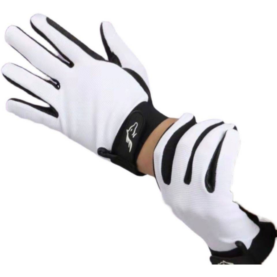 Autumn Children's Equestrian Anti -Skating Children's Horse Riding Horse Equipment Equipment Equipment Silicone Five Fingers