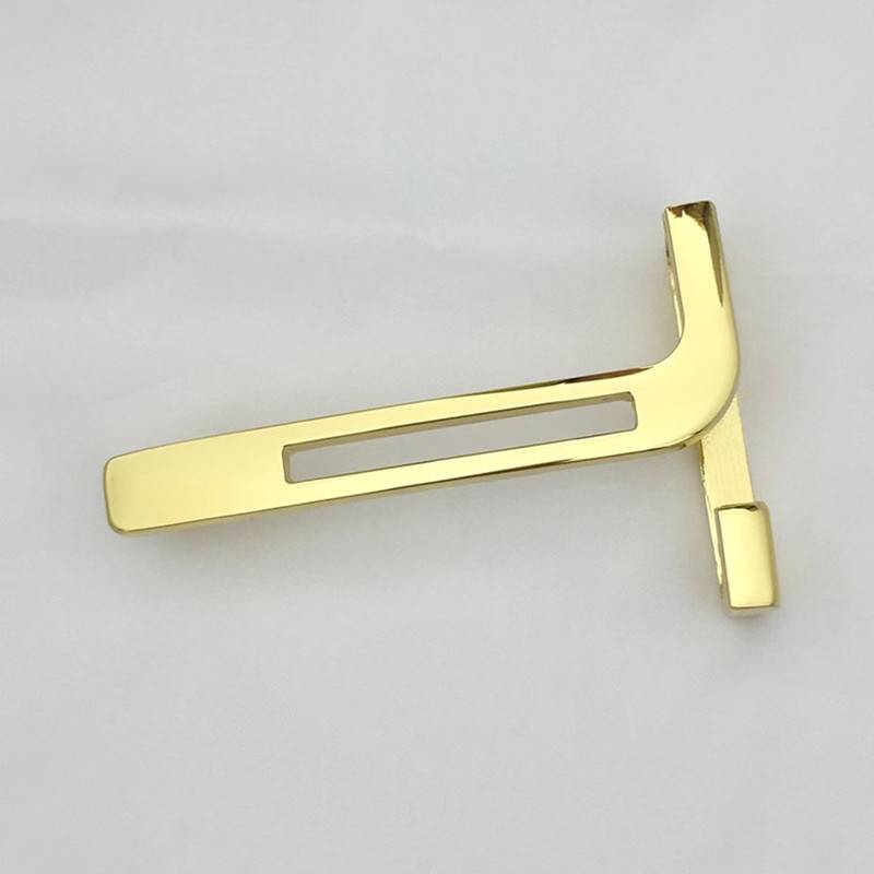 Men's belt buckle letter T -shaped alloy pants leading 4.0cm smooth buckle fashion, simple casual waistband