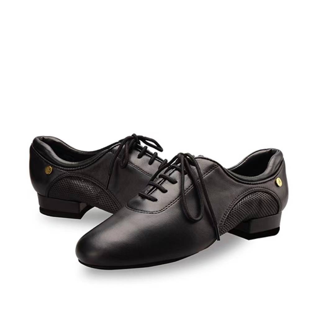 Adsmissfun male modern dance shoes patent leather national standard Waltz soft base dance competition A4012 professional room