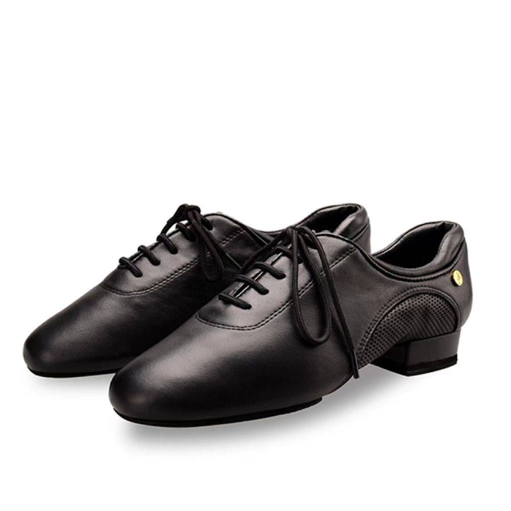 Adsmissfun male modern dance shoes patent leather national standard Waltz soft base dance competition A4012 professional room