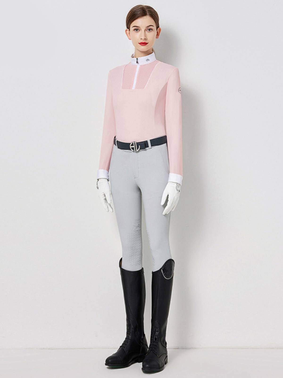 Summer equestrian T -shirt ultra -thin fast dry riding clothing women's equestrian top shirt short -sleeved long -sleeved sunscreen equipment