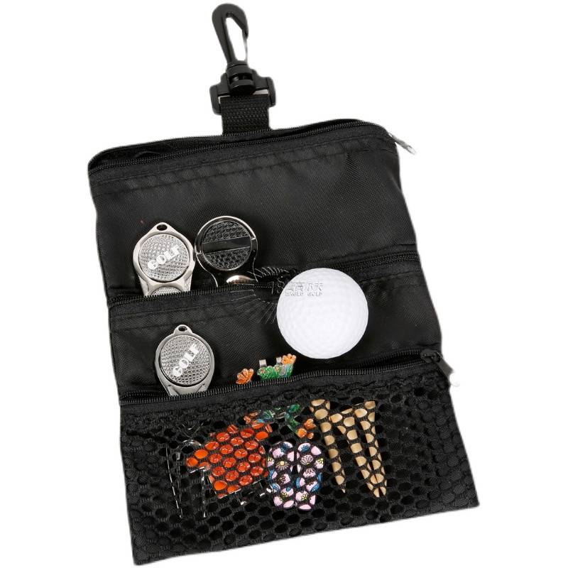 GOLF TEE BAG YF (PJB-04) PACKS WITH ACCESSORIES