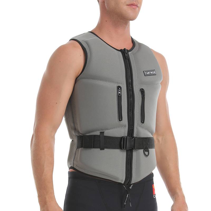 Yanyngs Lifeline Life Jacket Adult Thin Fight Fighting Vests Surf Motorcycle Blooring Swimming vest ski protective gear