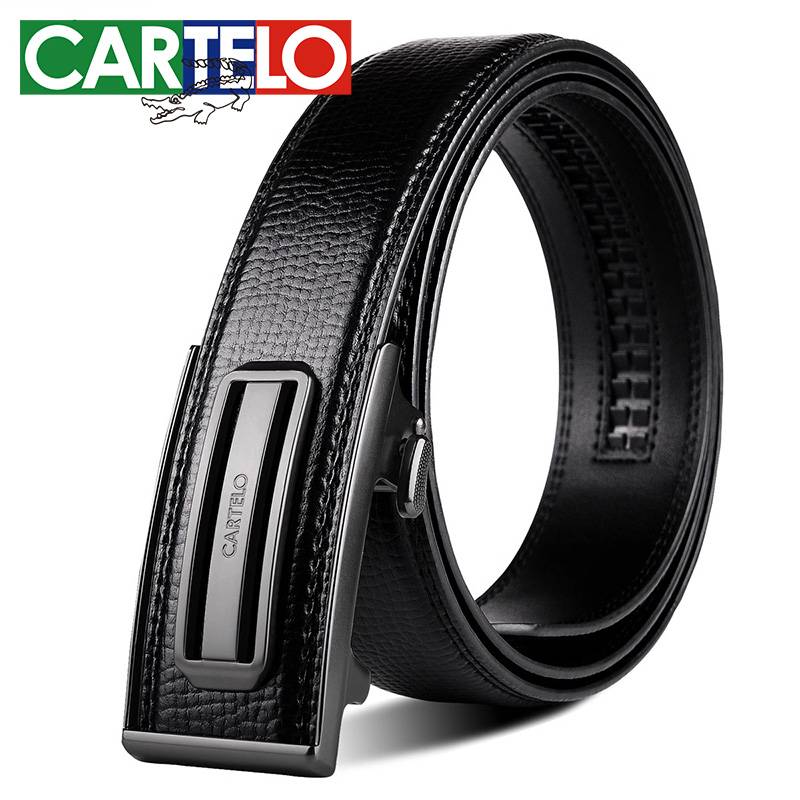 Cardi Crocodile Ribbon Men's Fittings Automatic Belt Youth Popular Inner Pure Crucket Inner Caps Belt