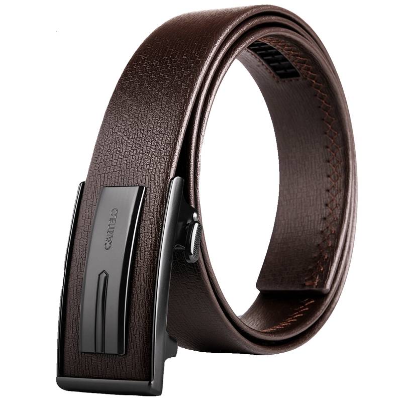 Cardi Crocodile Ribbon Men's Fittings Automatic Belt Youth Popular Inner Pure Crucket Inner Caps Belt