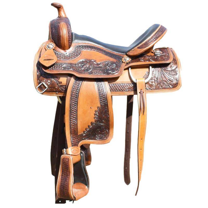 Century Time Equestrian Pacific Carving Western Saddle Riding Equipment A full set of horses horses in the western Sedarona Anpi