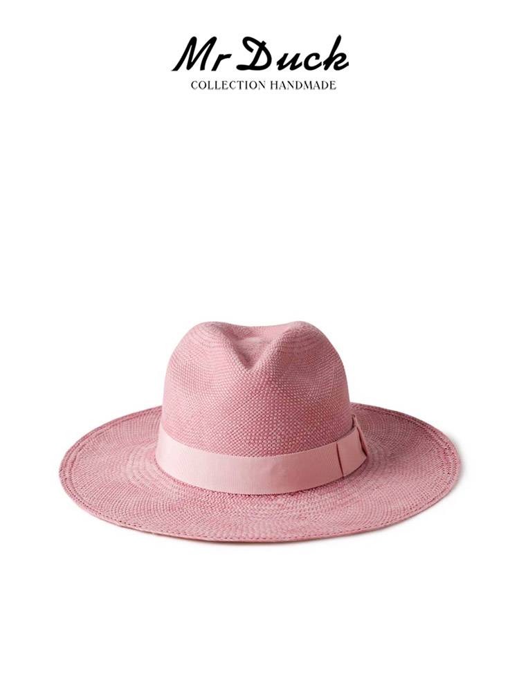 Mrduck show 2024 new imported Ecuador's authentic Panama hat men and women handmade woven hat