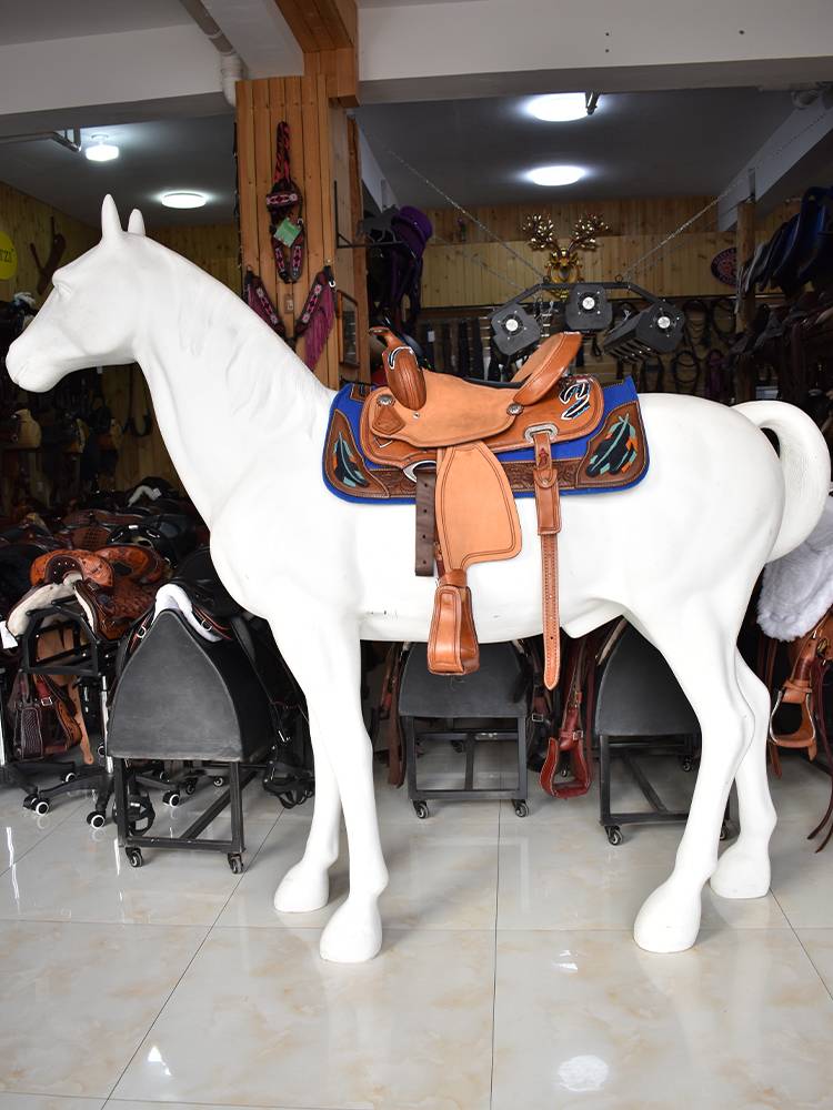 All -leather imported western saddle saddling BillyCook saddle Suma horses to distorted Malaysian saddles in the western Malaysia