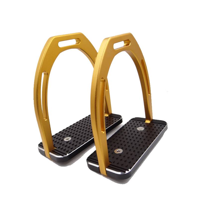 Local tyrant gold equestrian sports gift boutique aluminum alloy high -intensity horse saddle accessories