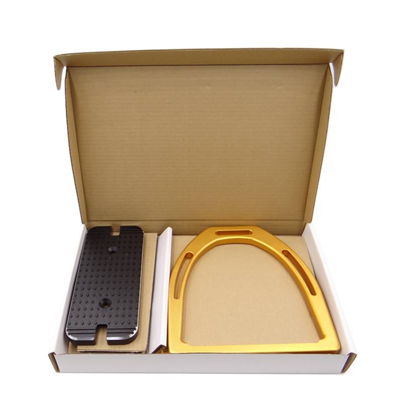 Local tyrant gold equestrian sports gift boutique aluminum alloy high -intensity horse saddle accessories