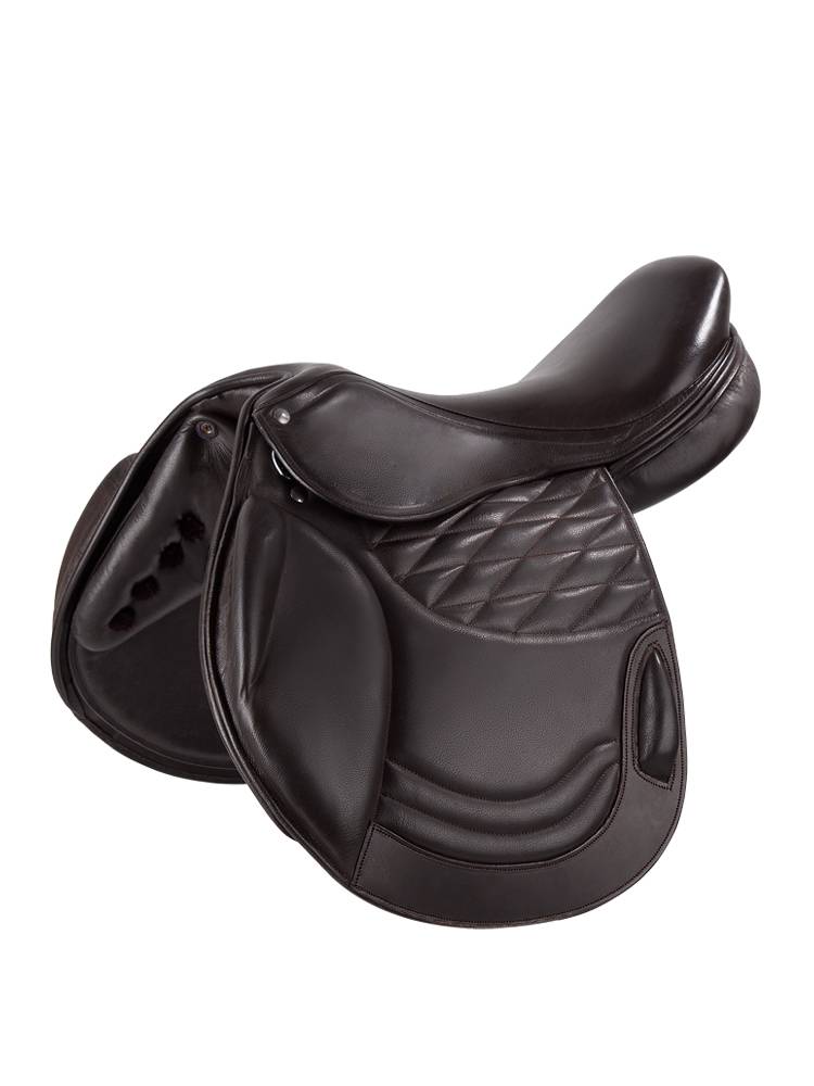 Cavassion British obstacle saddle saddling nude saddle set equestrian rider riding a horse Rockma horses 8202053