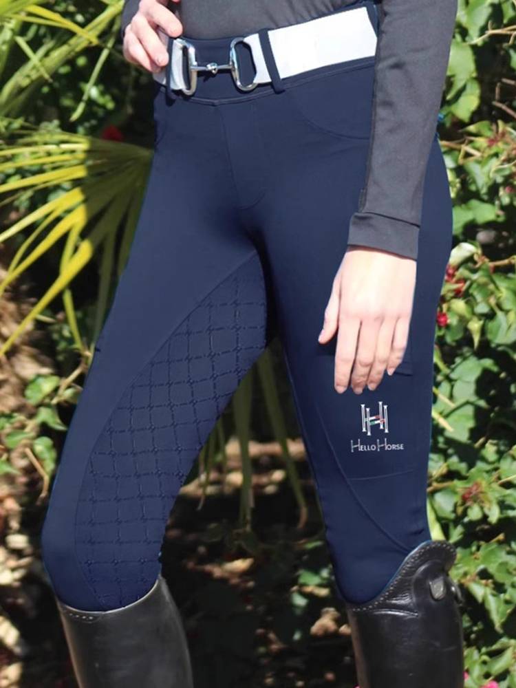 Hello Horse pants riding pants silicone equestrian clothing adult style spring and autumn equestrian pants female equestrian