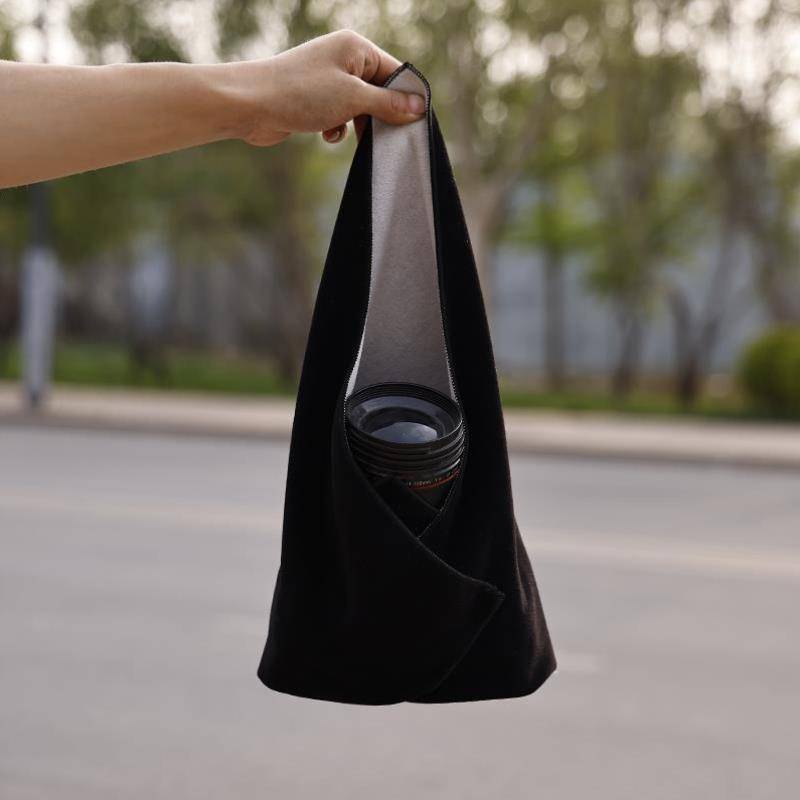 Storage bag saddle bag magic wrap photography bag shopping bag texture protective bag dark windy wind Korean stick set