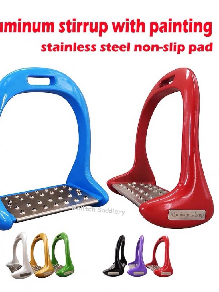 Color -colored aluminum alloy horses, British comprehensive obstacles dance steps, horse saddling anti -pedal ride horses horses
