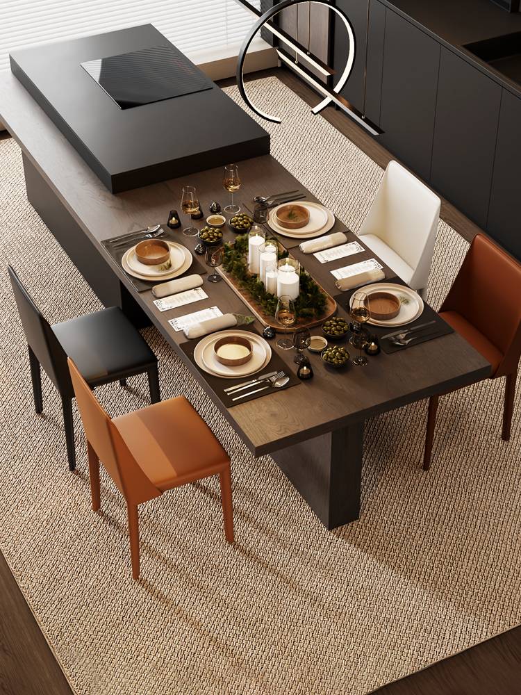 The saddle chair is a very simple home-food chair, and the hotel restaurant is a very sleek and luxurious restaurant