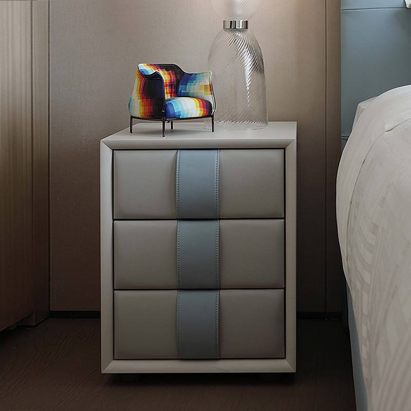Rozd minimalist leather bedside cabine