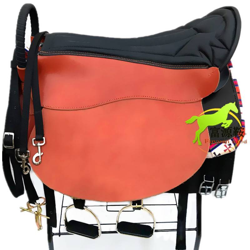 Special offer full set of two -person saddle, a whole set of two -person horse saddle, long saddle tourism saddle parent -child