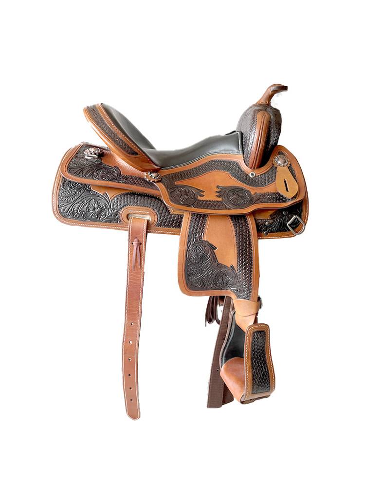 Century Jiurui Western Sadewood Sadford Palastine Products Cowcut Riding Equipment A full set of horses horses in the western Sedarona