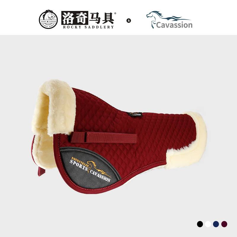 cavassion 3D thick wool pad equestrian shocking saddles and sacral pad sweat sweat scalpel 8210099