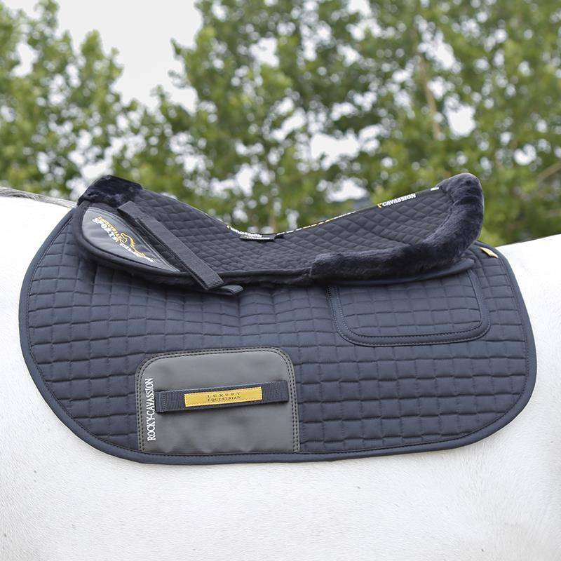 cavassion 3D thick wool pad equestrian shocking saddles and sacral pad sweat sweat scalpel 8210099