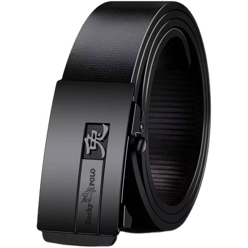 Paul Eroslav Lauren Polo [Zodiac Zodiac] Belt men's leather pure leather automatic buckle