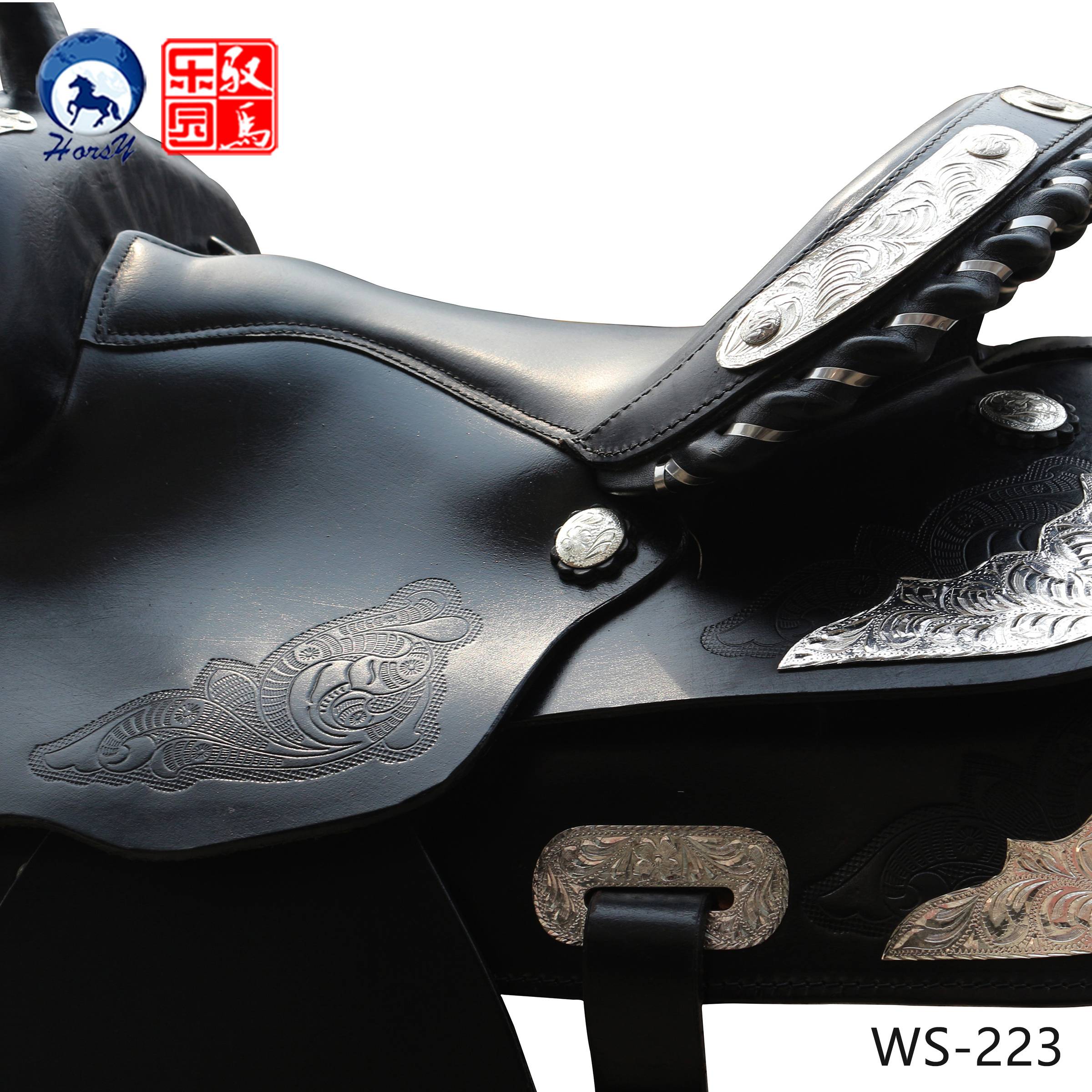 WEST SADDLES IMPORT SADDLES, SCULPTED AND SILVER SADDLES, WS-223