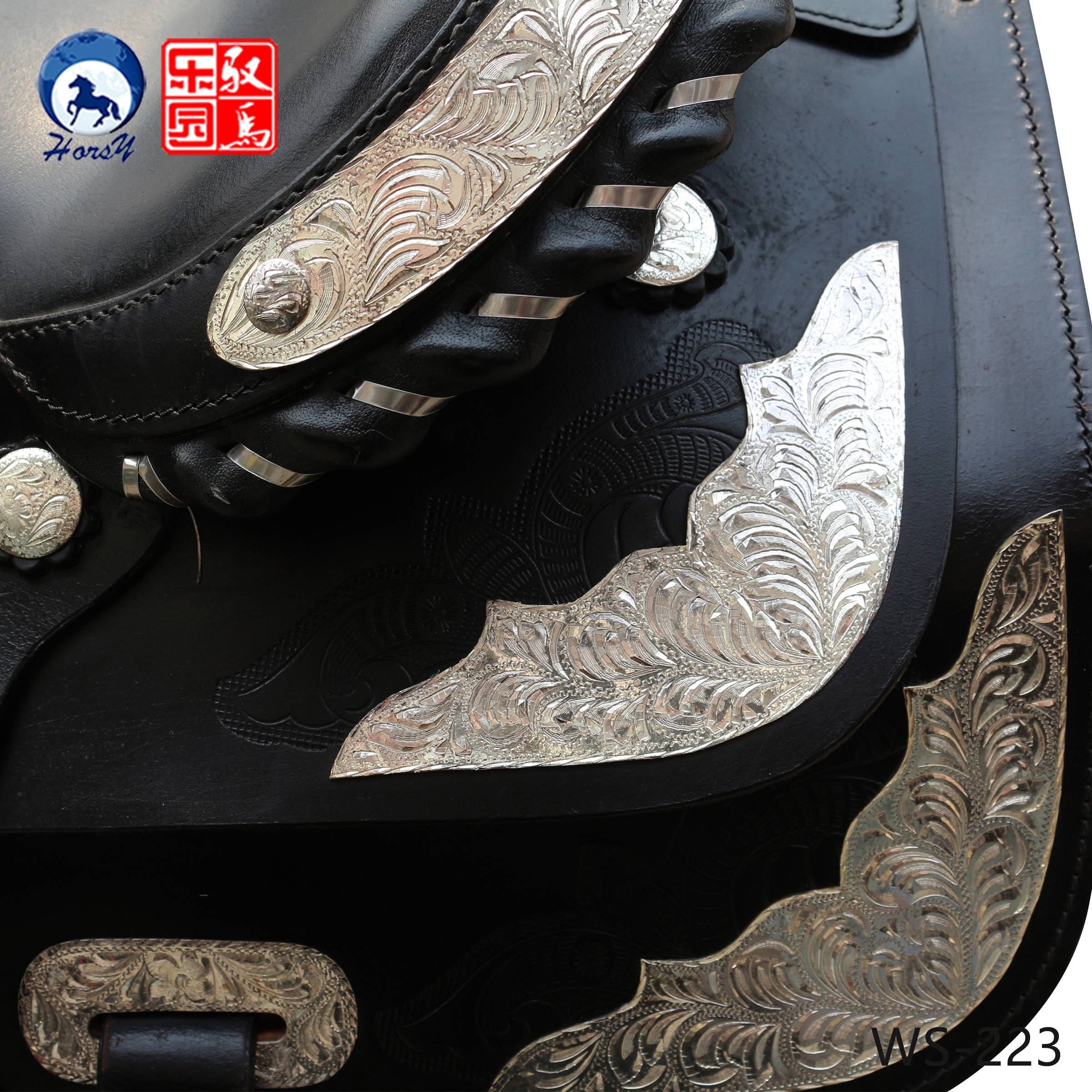 WEST SADDLES IMPORT SADDLES, SCULPTED AND SILVER SADDLES, WS-223