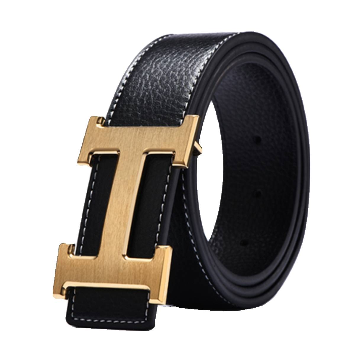 Hermes' new model adapts to 2024 male workers buckle leather luxury high -end business pants belt non -second -hand