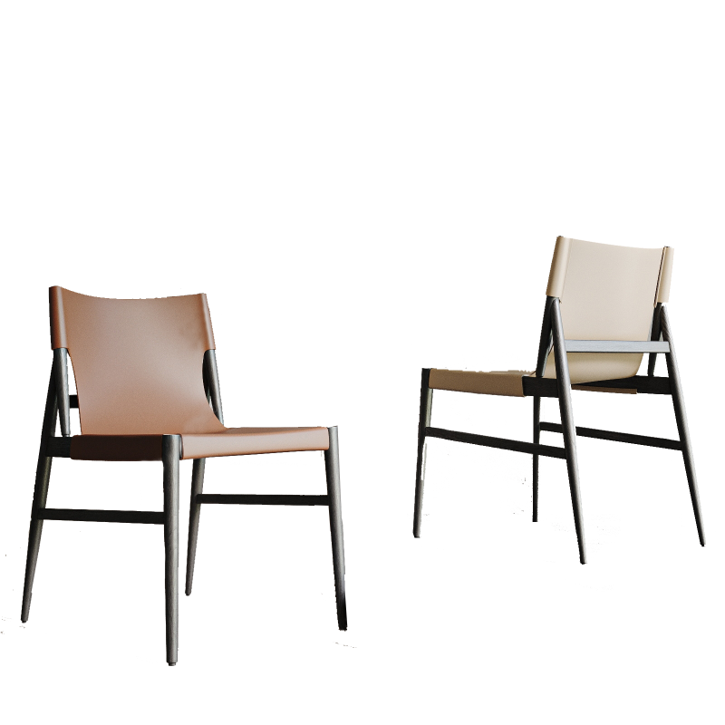 A saddle-covered chair with a back-season home with a white waxed northern retrofitted industrial winding chair