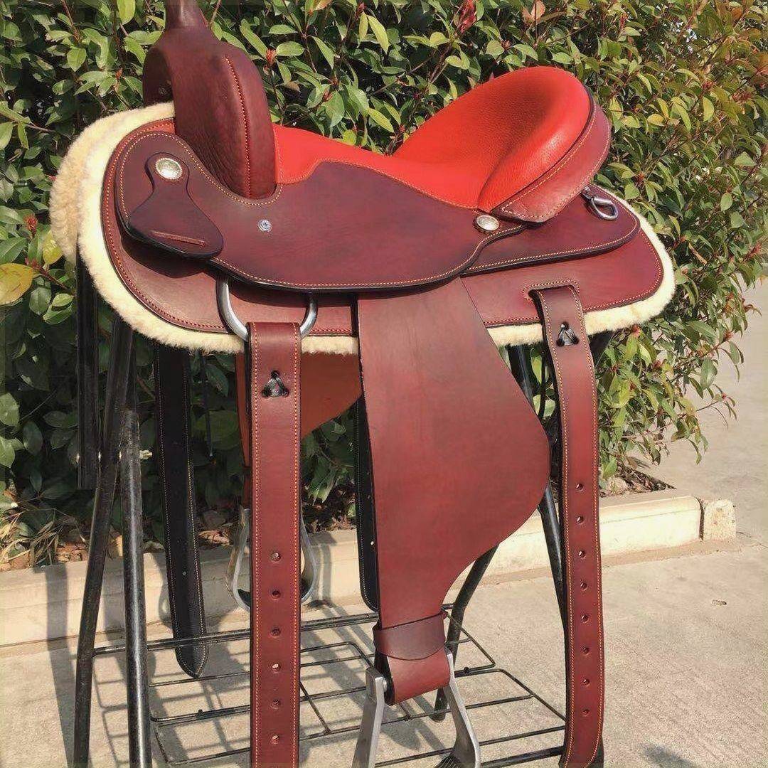 Century Jiudui Western Sadoust Sadfords Pacific Western Saddy Saddy Horse Equipment A full set of wild ride western saddle