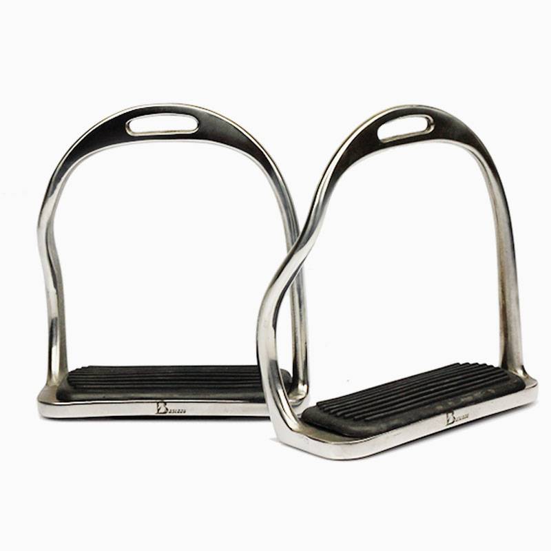 A HORSE ON HORSE SADDLES, A STAINLESS STEEL HORSE ON HORSE AND HORSE
