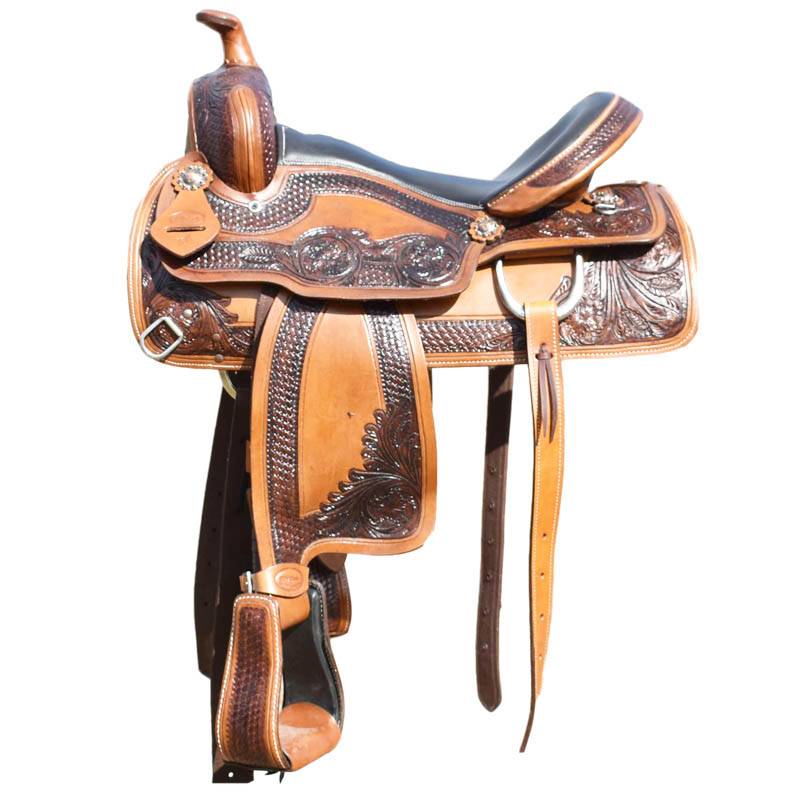 Century Time Equestrian Pacific Carving Western Saddle Riding Equipment A full set of horses horses in the western Sedarona Anpi