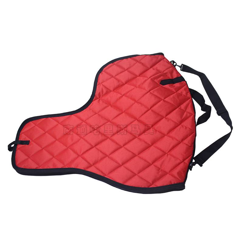 Multifunctional saddle bag zipper closed dust prevention storage facilitates carry equestrian saddle backpack horse horses accessories saddle bag