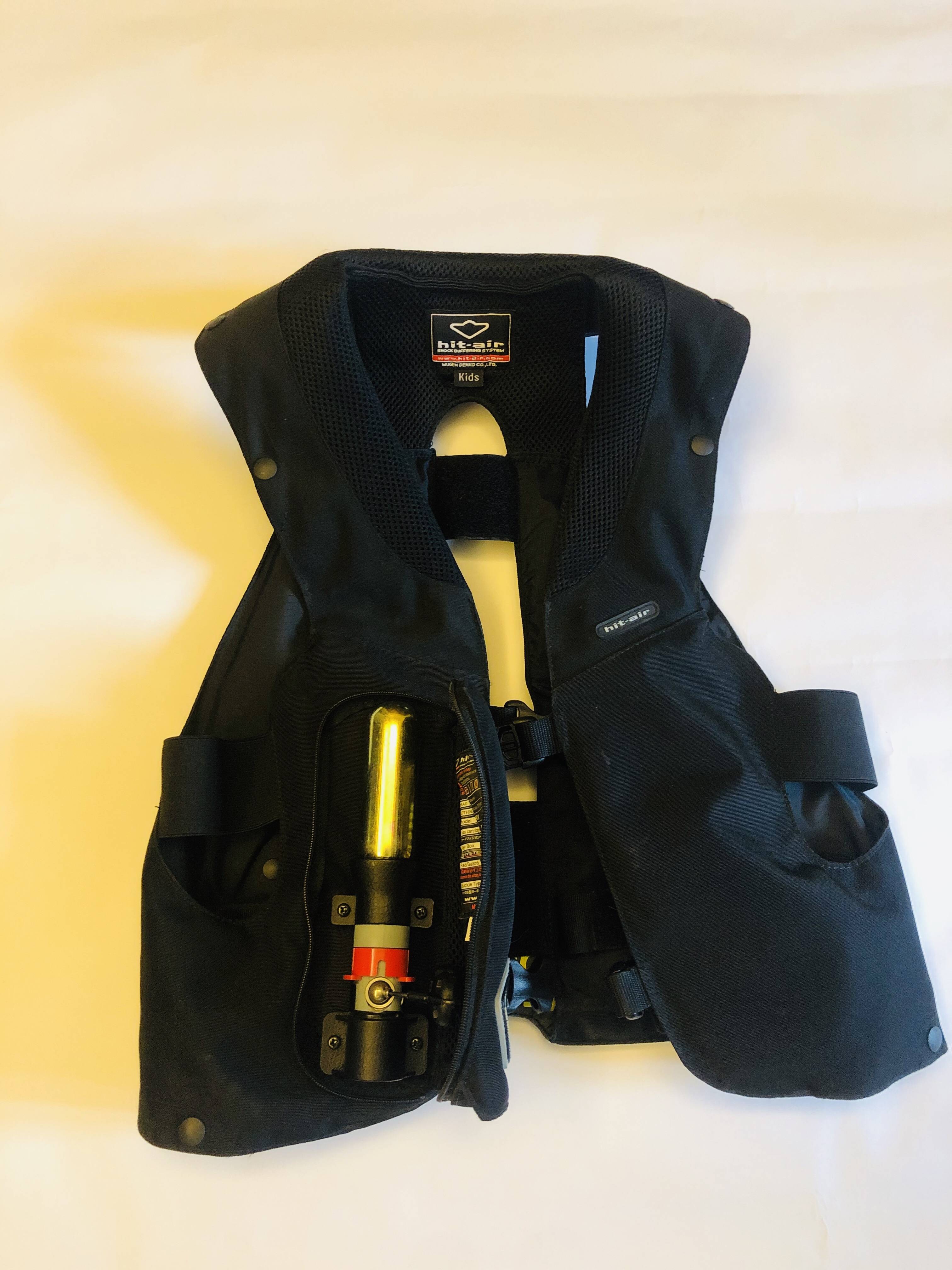 Japanese HITAIR Equestrian Anti -Armor Armor Supplement Using Qi Gas Bar Masters Children's Horse Riding Protection Vest 50CC