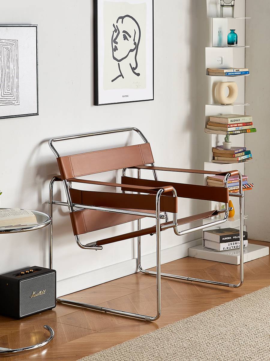 Single sofa chair Light luxury designer Wassily Chair Vasili chair custody custrous leisure negotiation