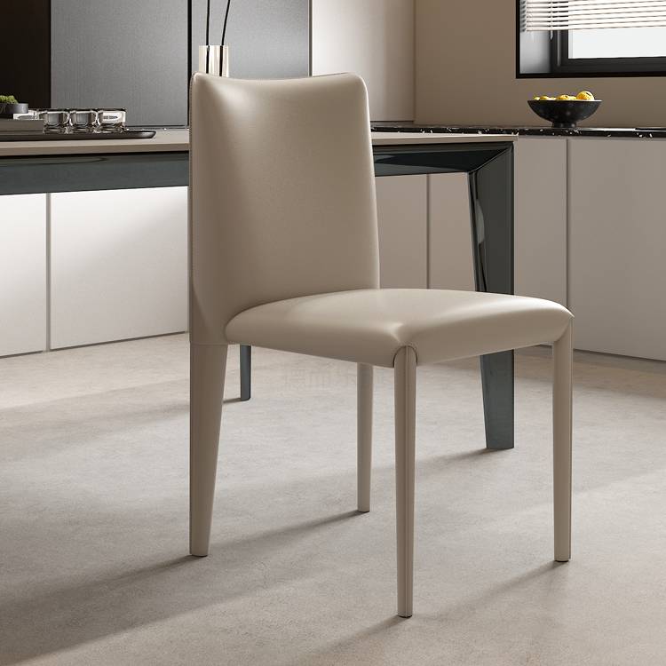 High-intensity, very simple saddle-skind, home-based restaurant, modern and simple, relying on the back-stool hotel designer's chair